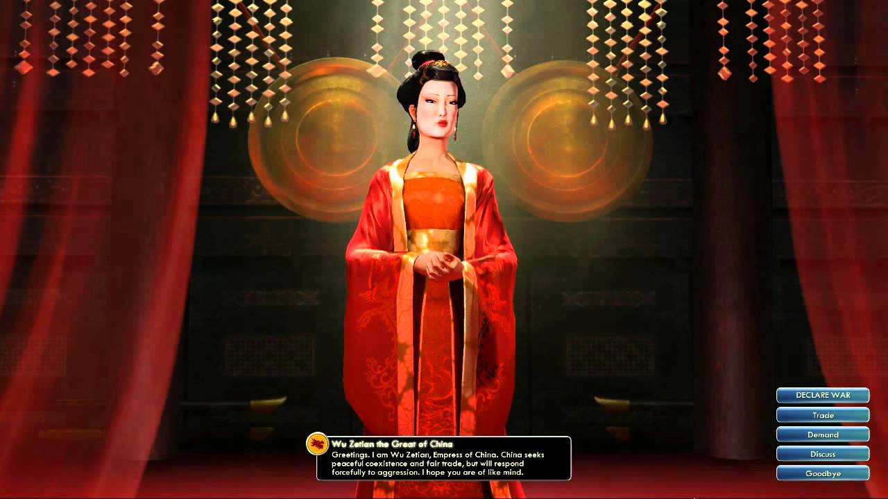 Civilization V OST | Wu Zetian Peace Theme | Gao Shan Liu Shui