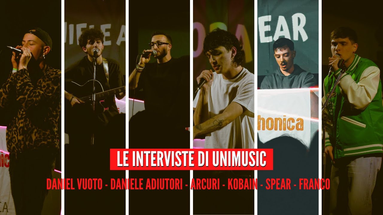 Le interviste di Unimusic: Daniel Vuoto | Spear | Franc0 | Arcuri | Daniele Adiutori | Kobain