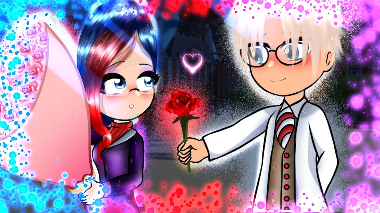 Two Roses for One Heart Meme Original 💜Gabenath💙Ft💚🖤🤍Adrien/Violette💙🤍💜🦋(Hors Film)🦚Anime style test