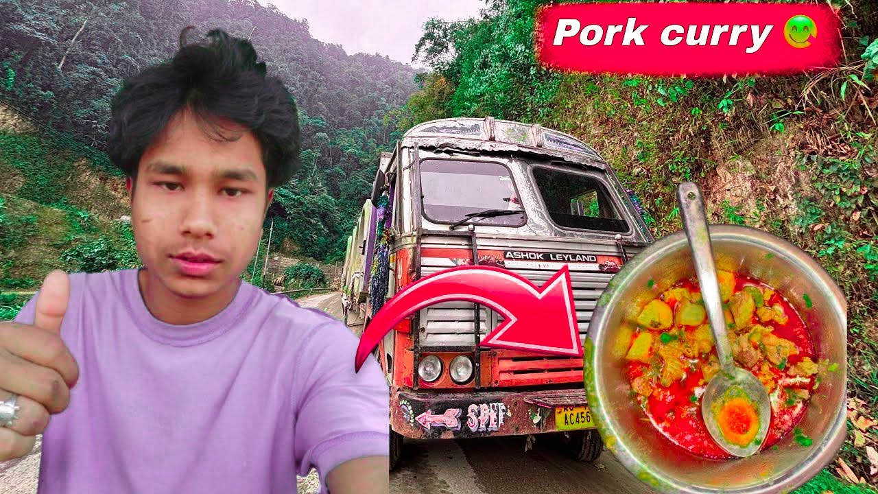 Assam to mechuka// trip with pork curry !!😋