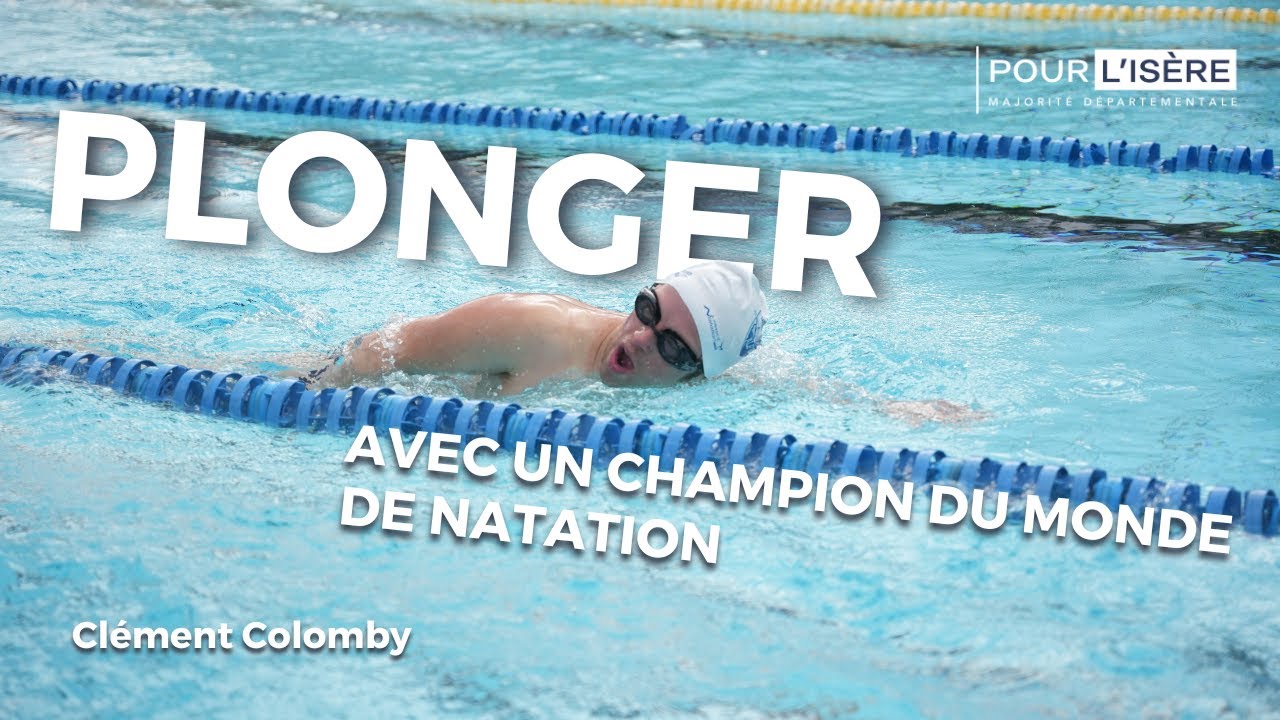 Plonger avec Clément Colomby, un champion du monde isérois de natation adaptée.