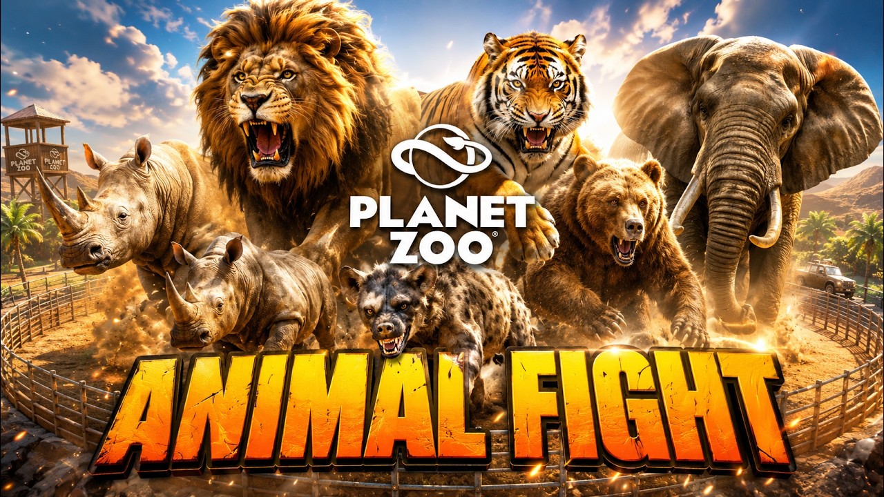 SIAPAKAH YANG TERKUAT?? - PLANET ZOO BATTLE ROYALE PART 1