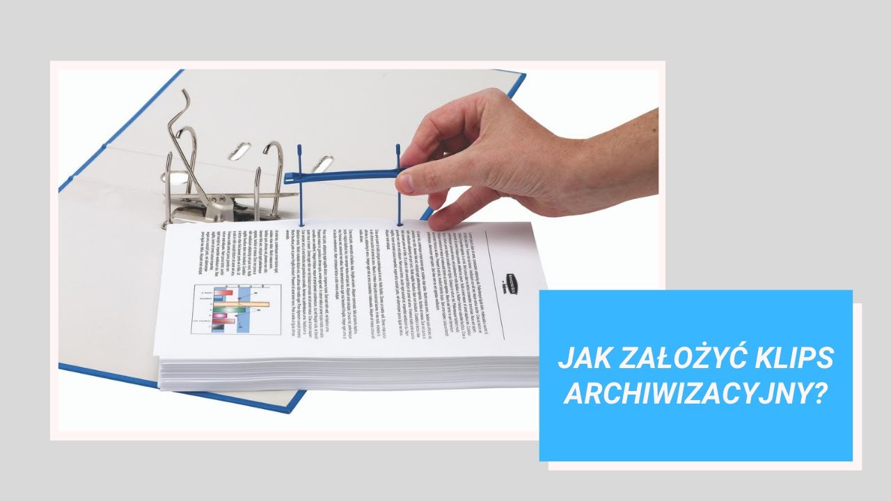Jak założyć klips archiwizacyjny? Zobacz jak działa Fellowes Pro Clip!