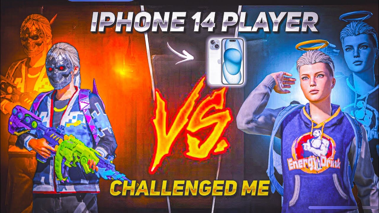 ⚡40 Fps Player Vs I Phone 14 Player☠️ @real_legi8