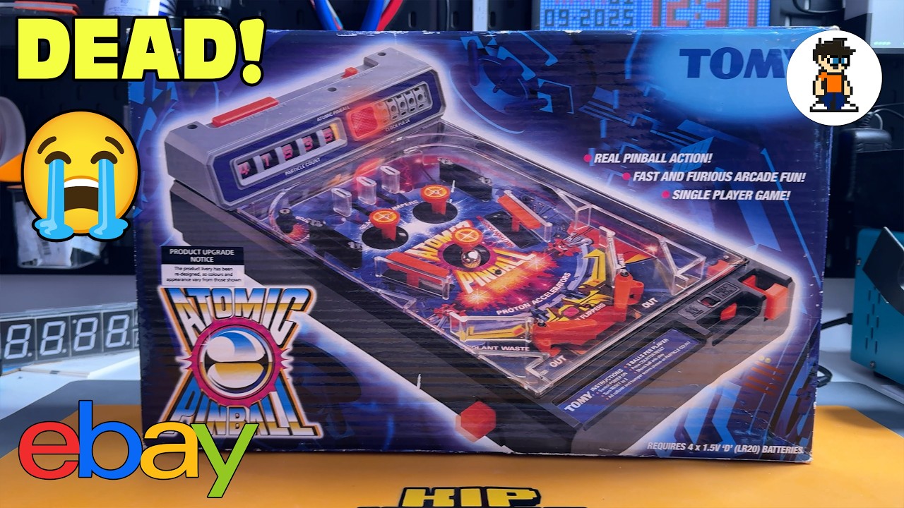 DEAD from eBay! Tomy Atomic Pinball - Easy Fix?