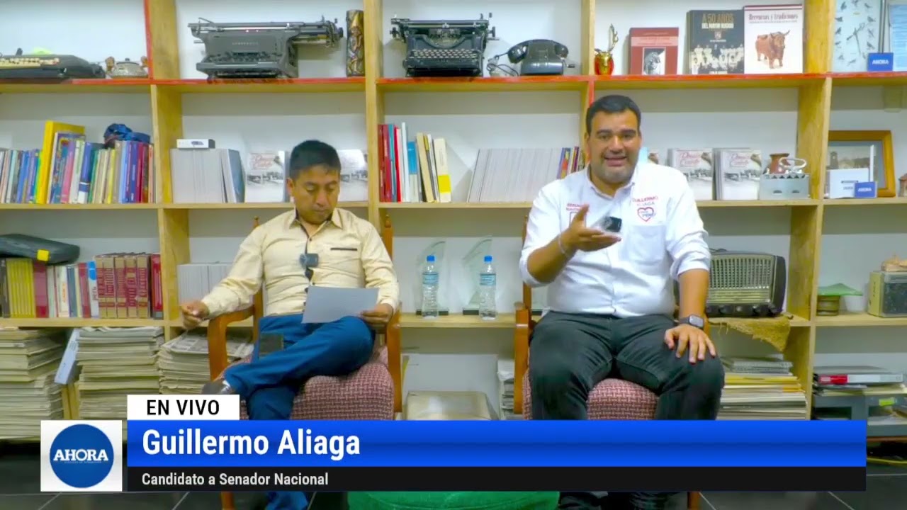 Podcast Electoral 2026 Entrevistando a Guillermo Aliaga por Rodolfo Valdivieso
