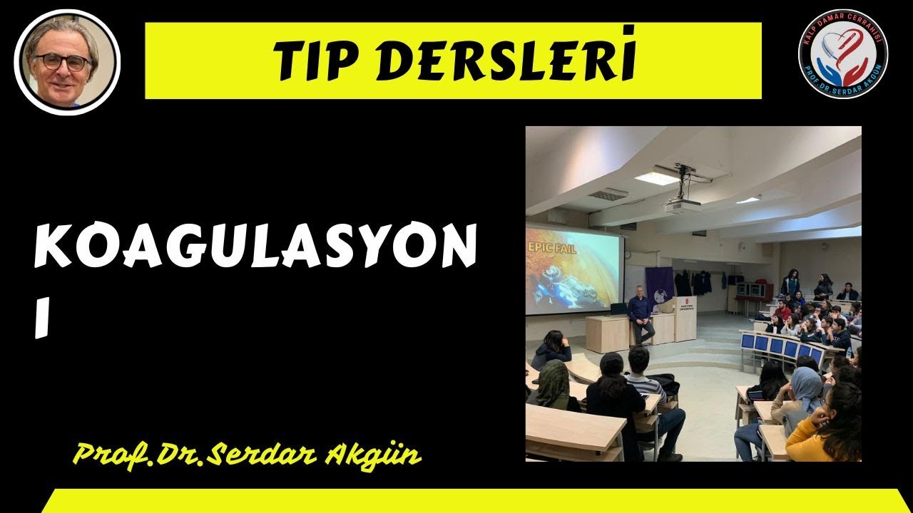 Fizyolojik, Koagulasyon Döngüsü, Prof.Dr.Serdar Akgün, Serdar Akgün Tıp Videoları