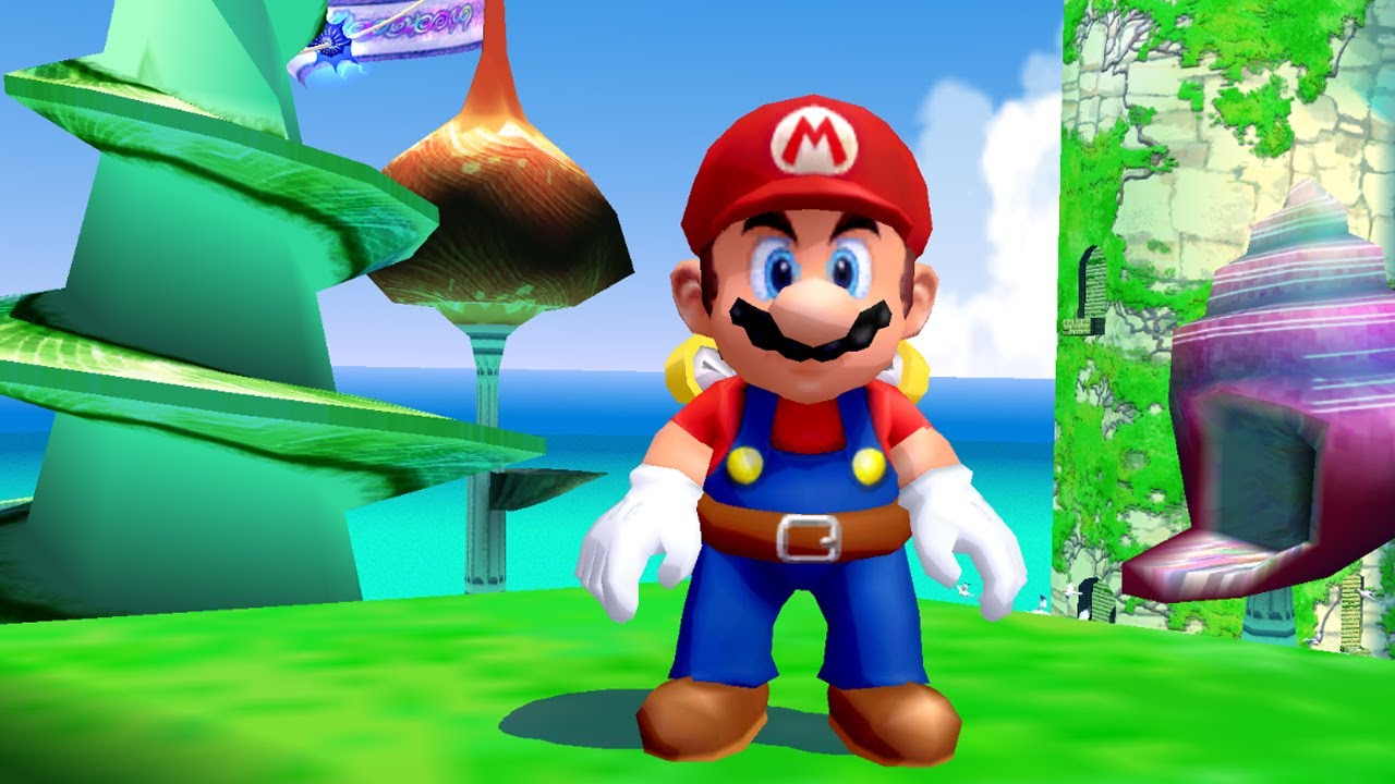 Noki Bay - Super Mario Sunshine (World 6 Shines, 30 Blue Coins)