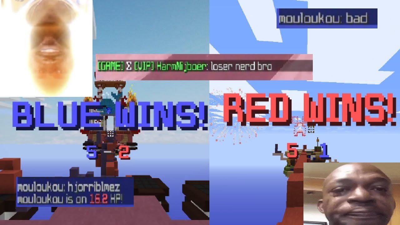 I Humble TWO Toxic Players Who Were Talking Mad Smack - Minecraft Hypixel Bridge Duels -