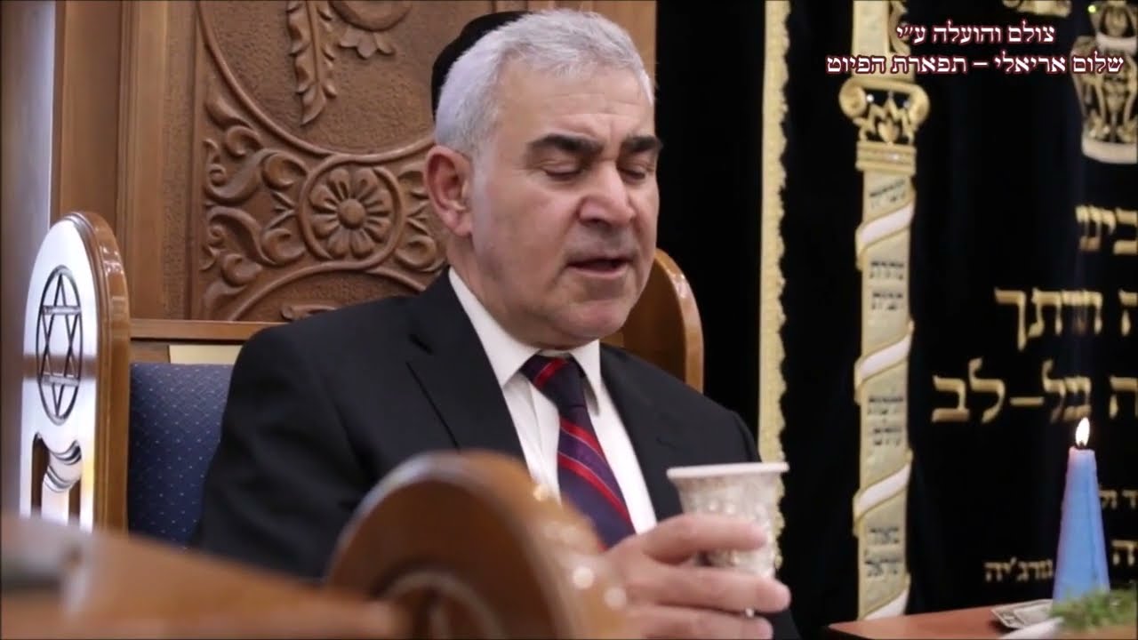 הבדלה מפי החזן משה חבושה אצל הגאון הרב אברהם יוסף שליט