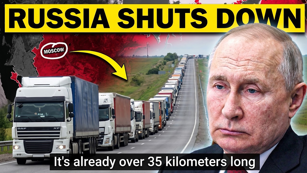 Russian Truckers Are Revolting: Thousands Trucks Stuck as Fuel Crisis Hits Main Highway