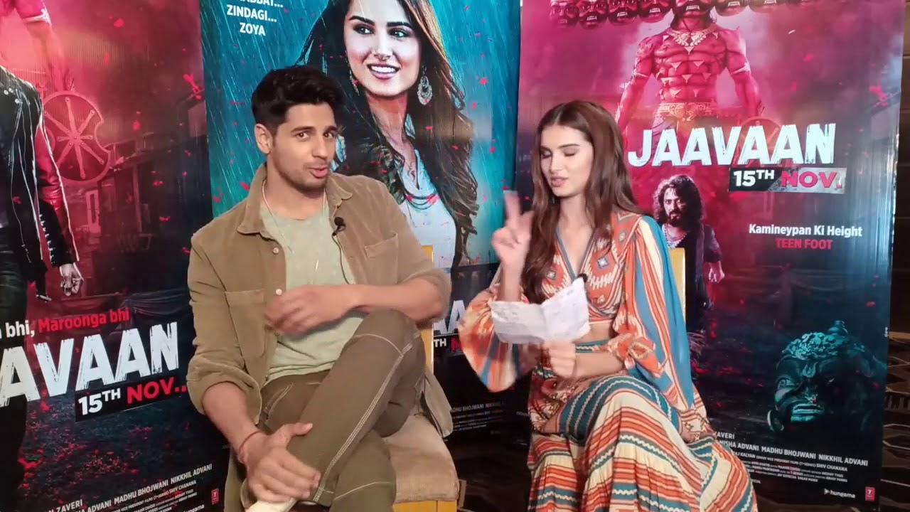 Watch our Special Game With Marjaavaan Starcast Sidharth Malhotra & Tara Sutaria