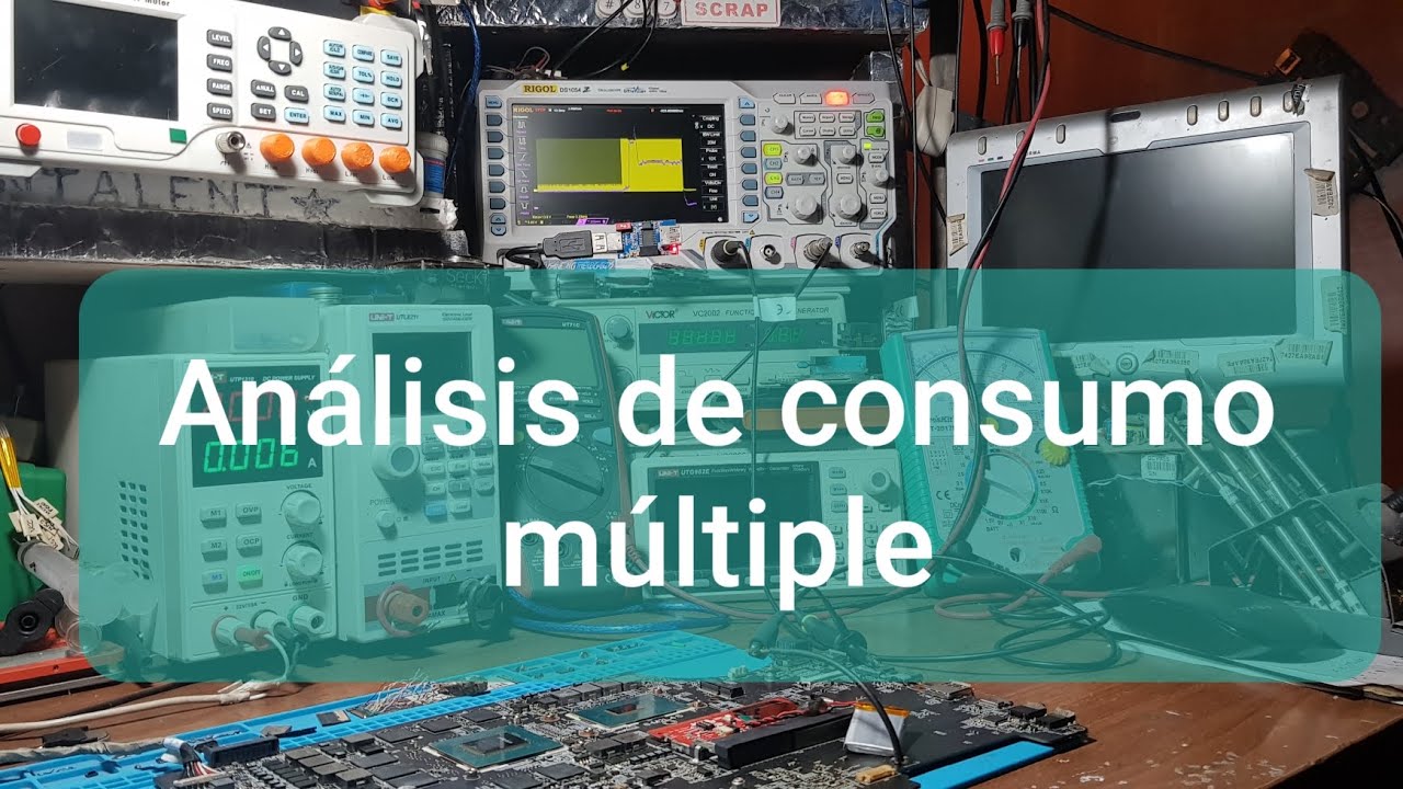 Análisis de consumo múltiple en notebook gamer