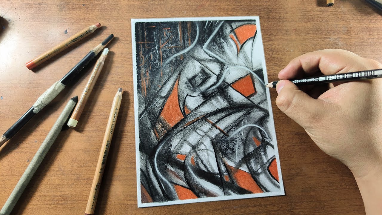 Cómo Dibujar Arte ABSTRACTO - (Dibujo Paso a Paso)