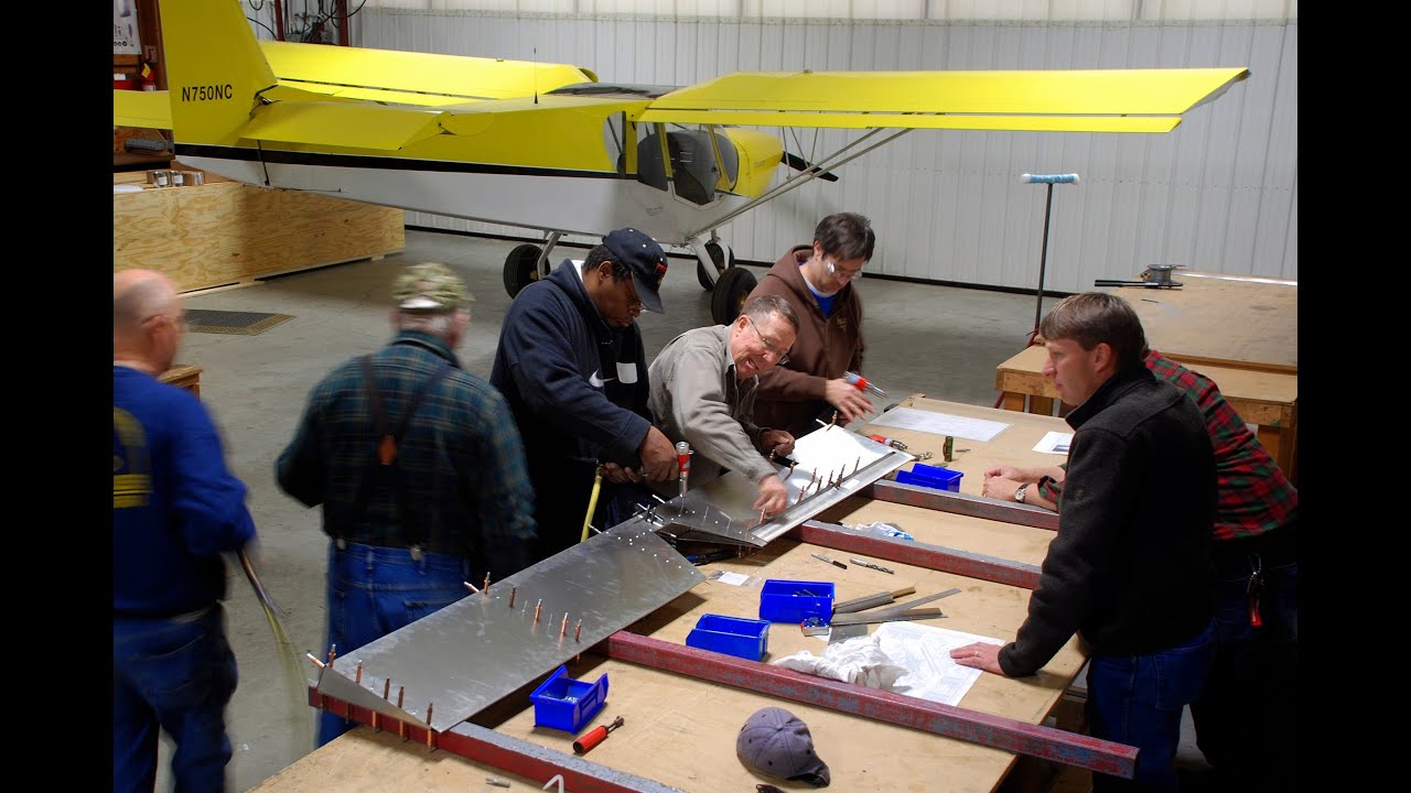Building the Tail Kit at the Zenith Aircraft factory
