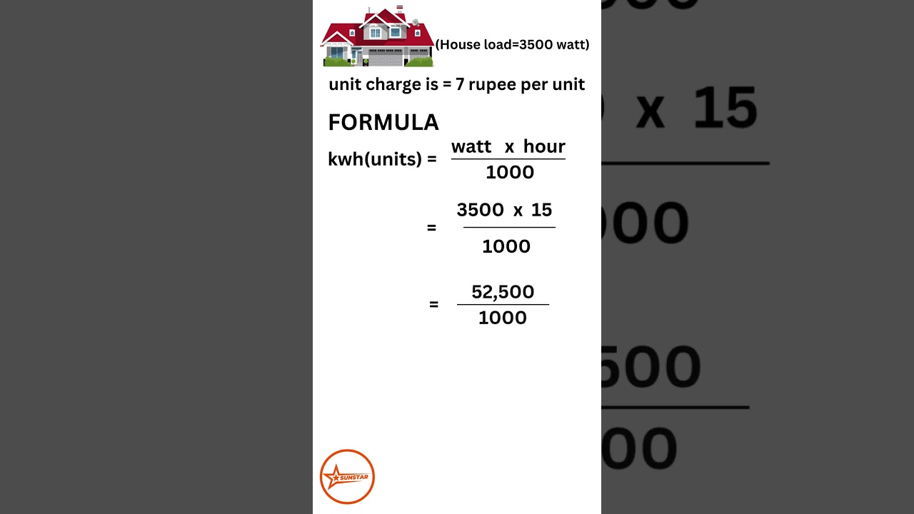 how to calculate unit of electricity #electrical #homewiring #electricalengineering #engineering