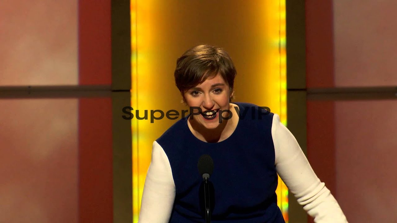 SPEECH: Lena Dunham accepts her award and kicks off her s...