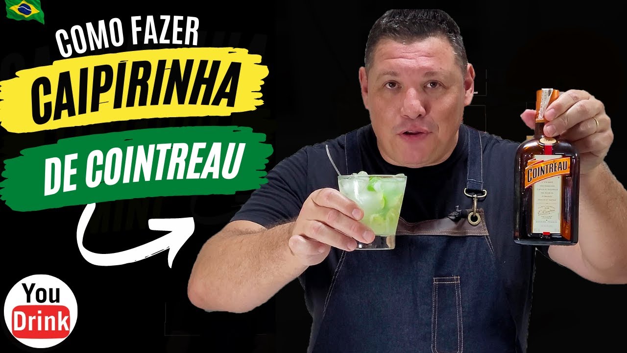 CAIPIRINHA DE COINTREAU - licor de laranja tripre sec