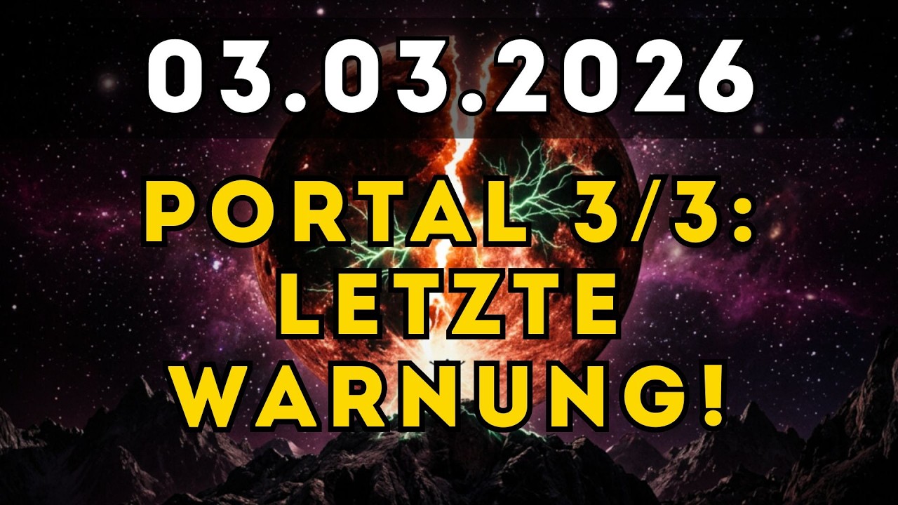 3. MÄRZ: Das PORTAL 3/3 öffnet sich! BLUTMOND – Der KOSMISCHE RESET ist da!