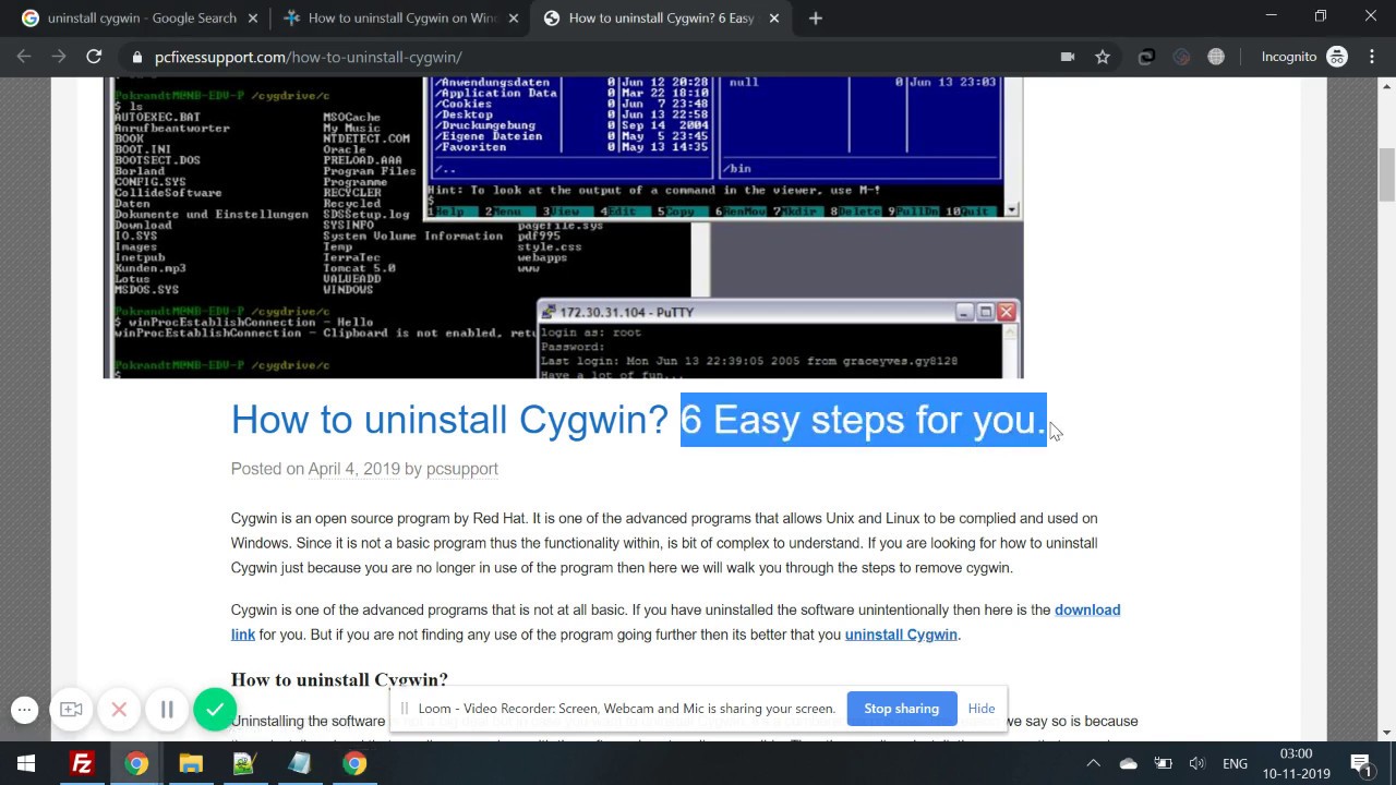 How to uninstall Cygwin?  6 Easy steps for you - PC Fixes Support