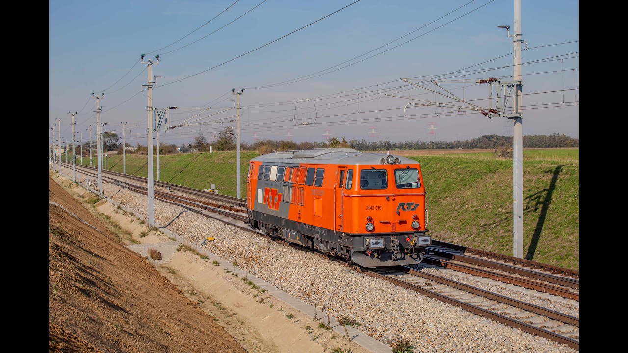 Mixed rail traffic in Gramatneusiedl 21-10-2024