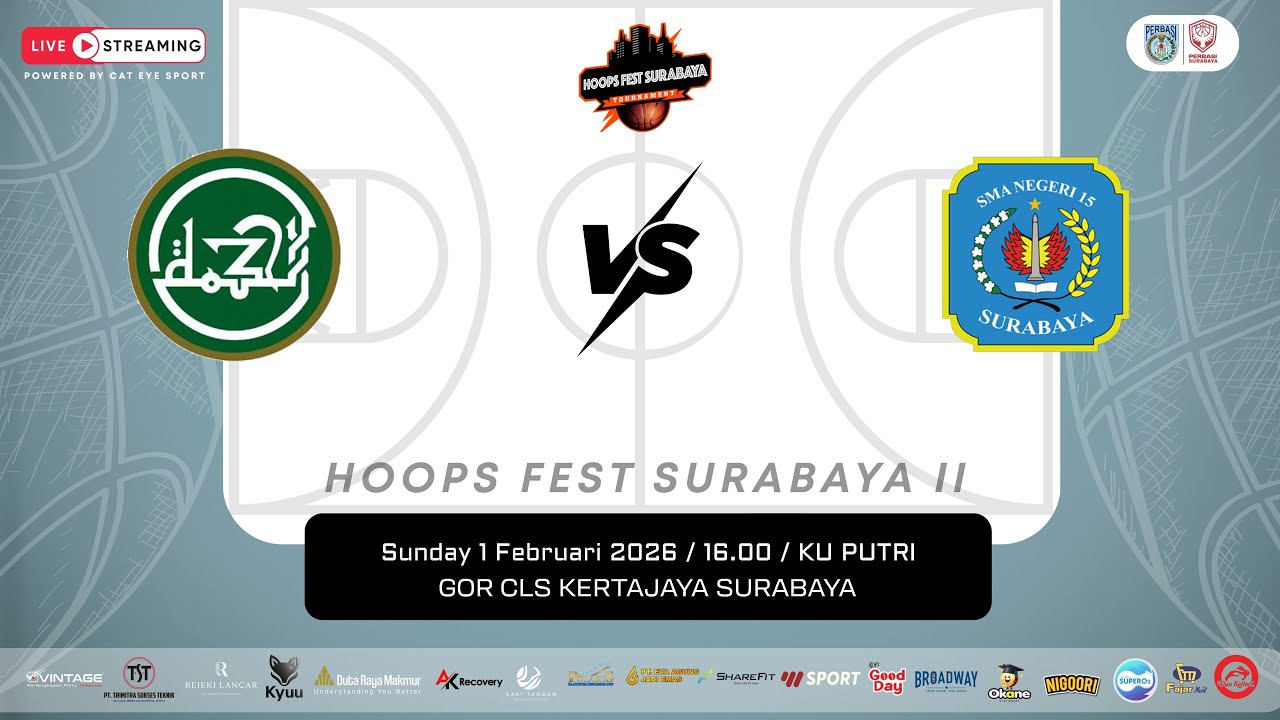 SMA AL HIKMAH VS SMAN 15 | KU PUTRI | HOOPS FEST SURABAYA 2026