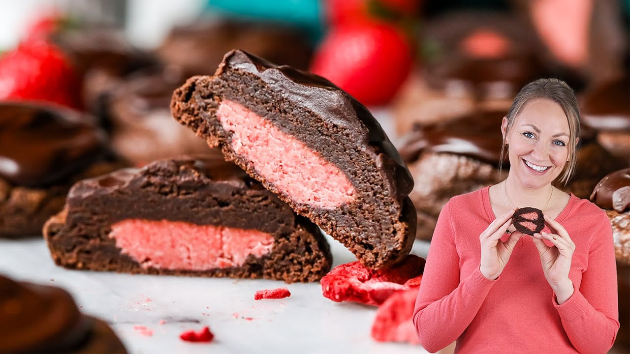 The Perfect Valentine's Cookie: Chocolate Covered Strawberry Cookies
