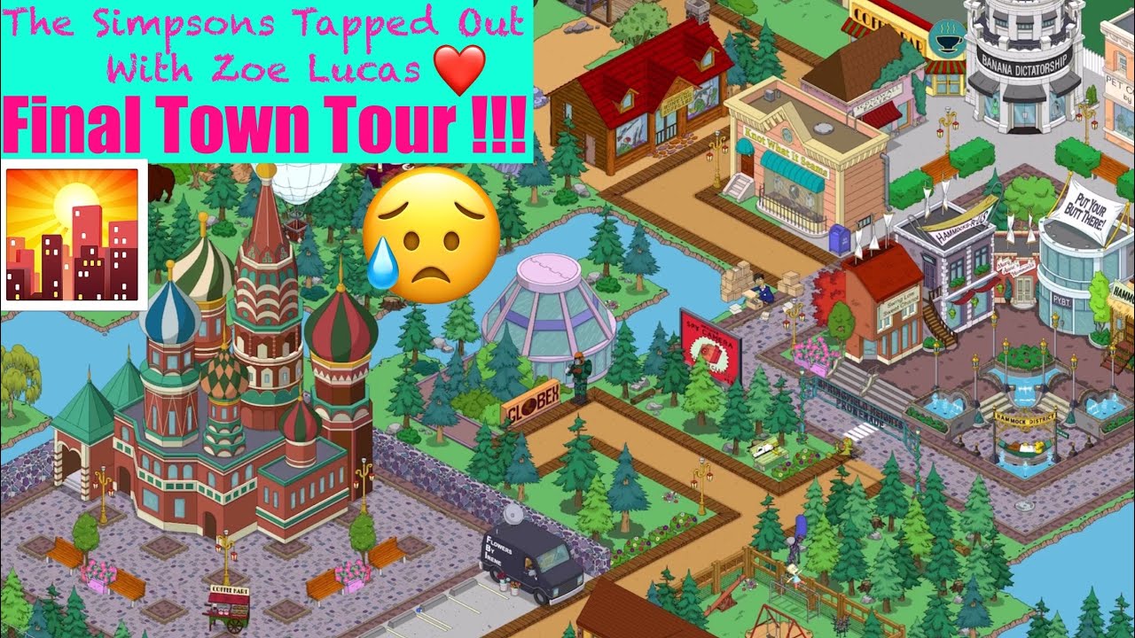 The Simpsons Tapped Out: My Final Ever and Best Town Tour, The end of TSTO, I was Shocked!!! Bye ❤️😥