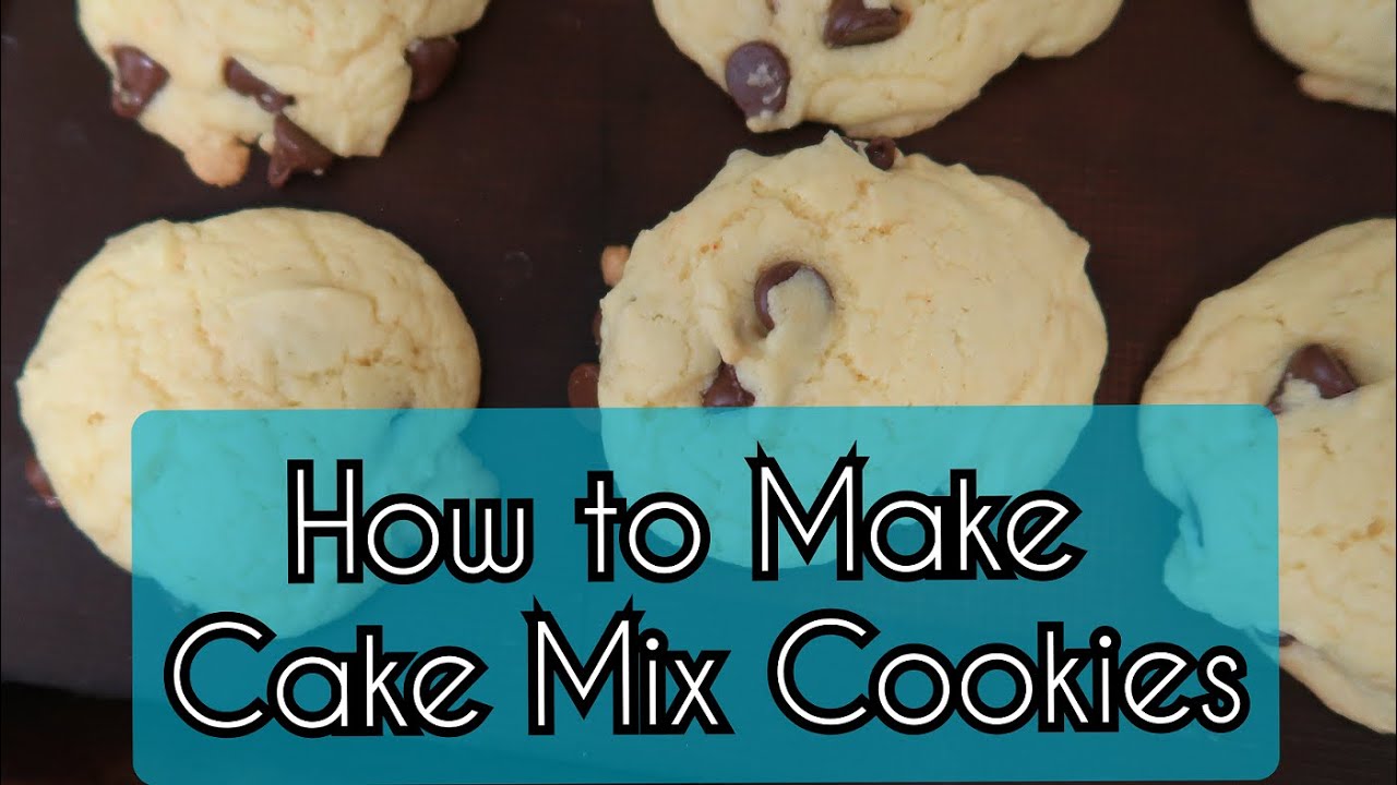 How to Make Simple Cake Mix Cookies