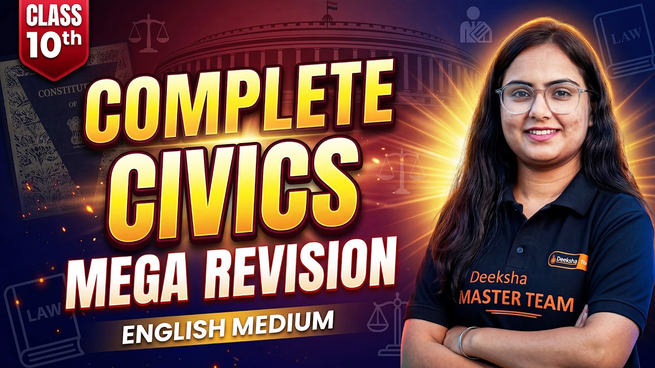 🔥 Complete Civics Revision 2026 | Class 10 SST Final Exam | Tanvi Ma’am 💯🚀