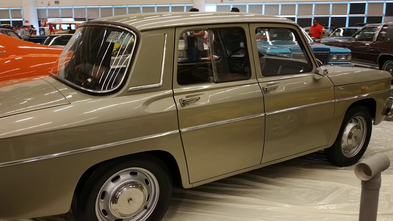 El mejor Renault 8 Major 1965 de M&eacute;xico, exhibido  en centro de congresos Quer&eacute;taro M&eacute;xico 🇲🇽
