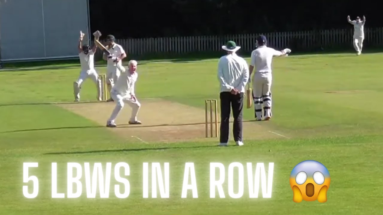5 LBWs in a row! Appleton 1sts vs. Lymm OP 1sts
