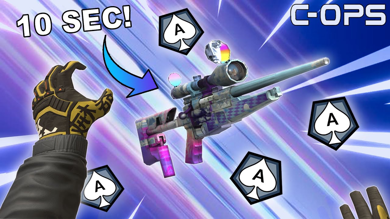 Sniper ACE in 10 SECONDS in Critical Ops RANKED!
