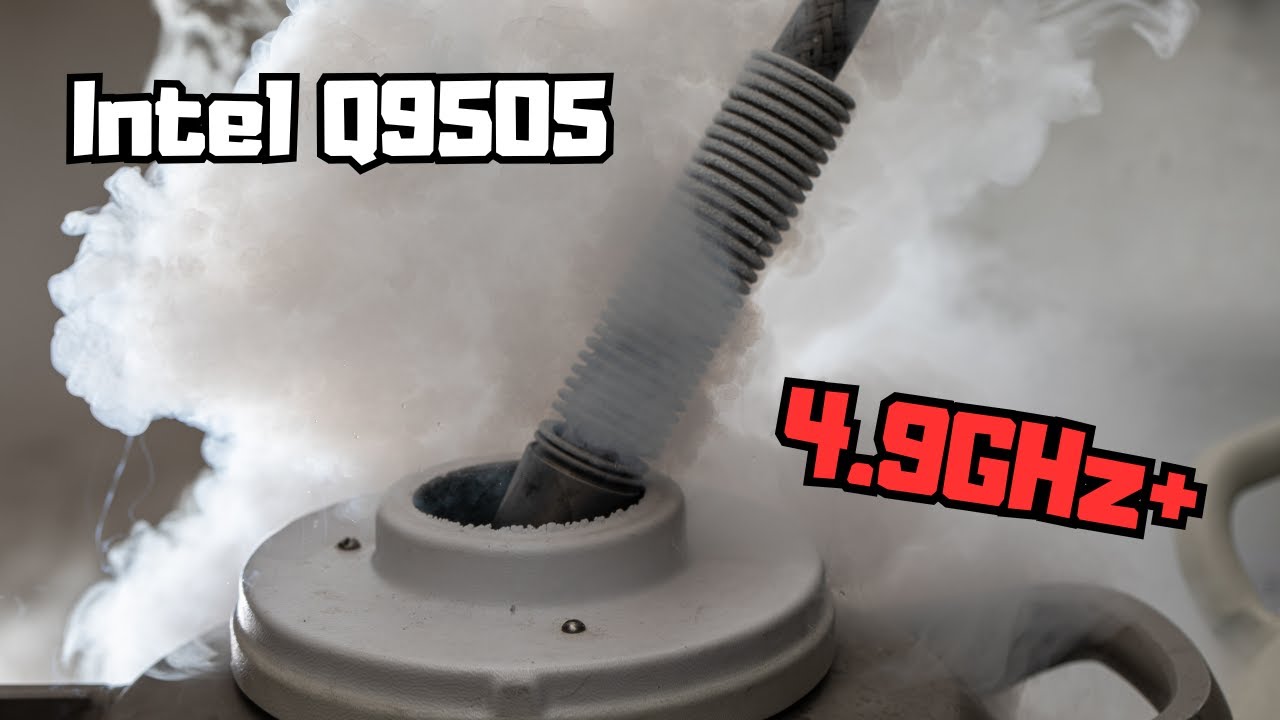 I Got an LN2 Frostbite - It Didn't Stop Me: Intel Q9505 Overclocking Records