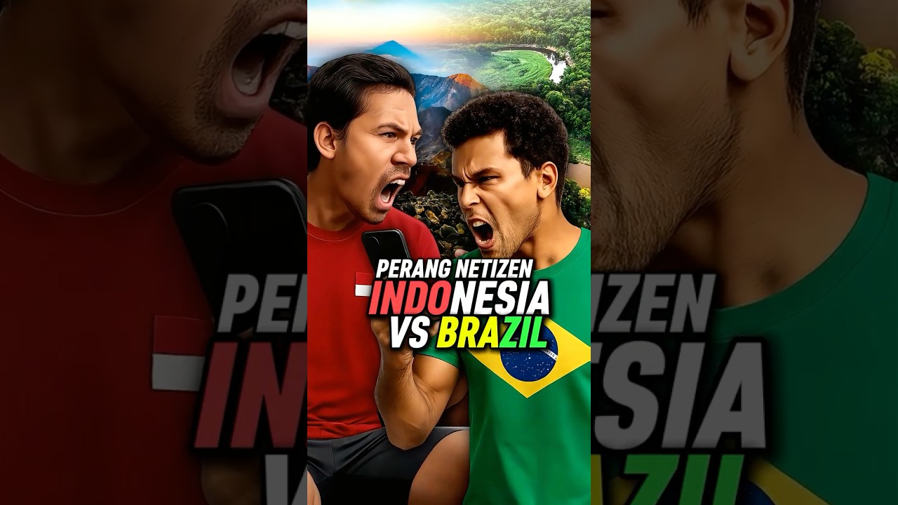 Netizen Indonesia Vs Netizen Brazil Perang Rating Bintang 1 Google Maps #shorts