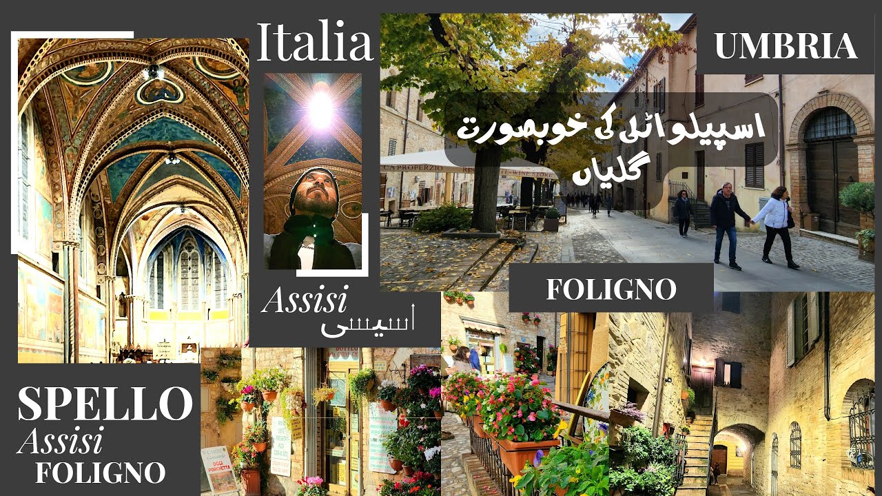 Best Tourist Attractions in Italy | Assisi | Travel Guide | Umbria | 4K Video | Foligno | Schengen