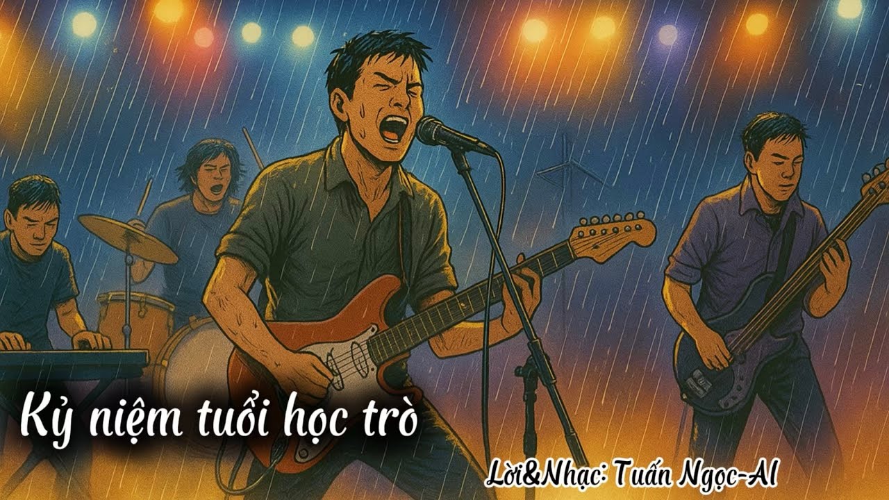 Kỷ niệm tuổi học trò-(Rock) (Lời&Nhạc: Tuấn Ngọc - AI)