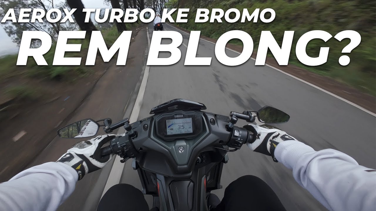 TES AEROX TURBO KE BROMO‼️ REM BLONG⁉️