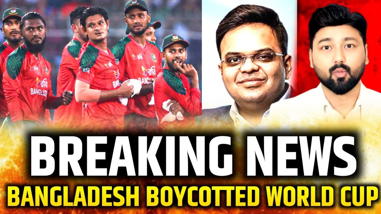 BREAKING BANGLADESH BOYCOTTED WORLD CUP