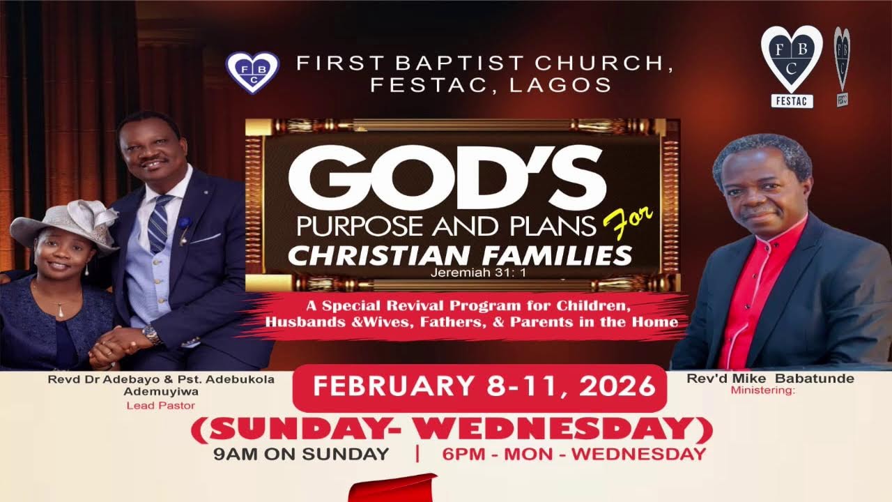 FAMILY REVIVAL (DAY 1) || GOD'S PURPOSE AND PLAN FOR CHRISTIAN FAMILIES || JEREMAIH 31:1