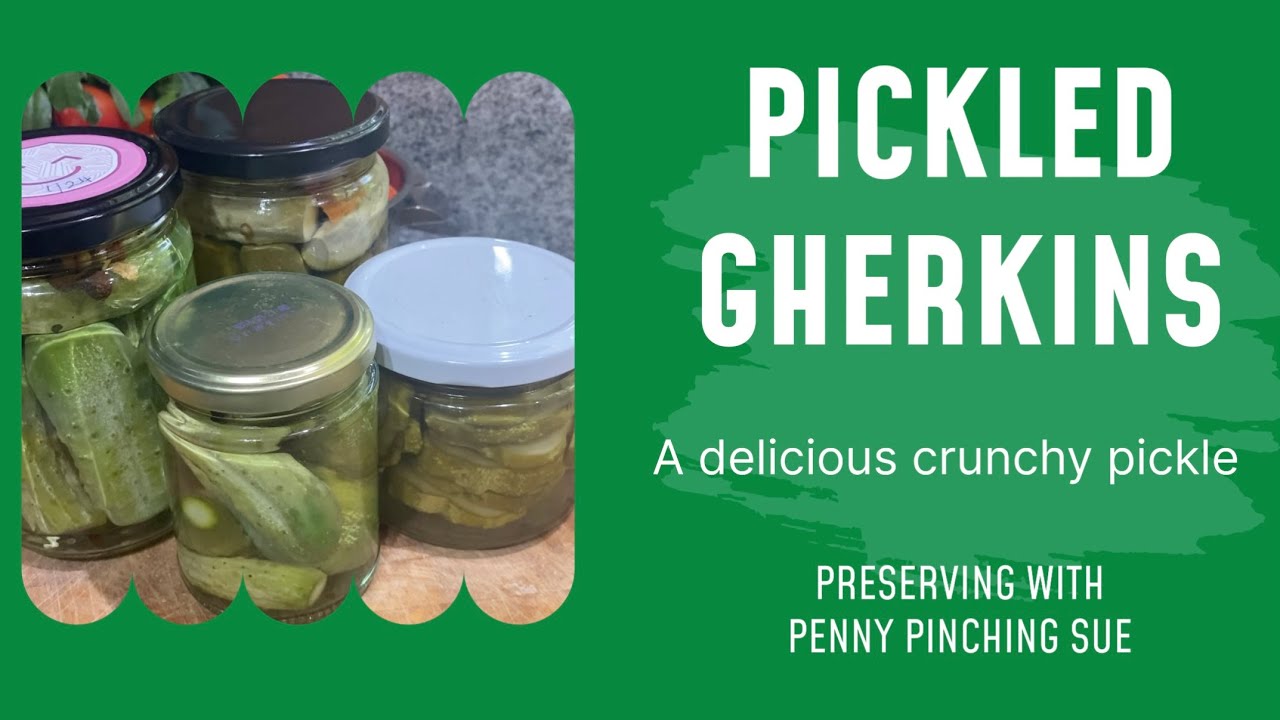 Crunchy Pickled Gherkins | Dill Pickles