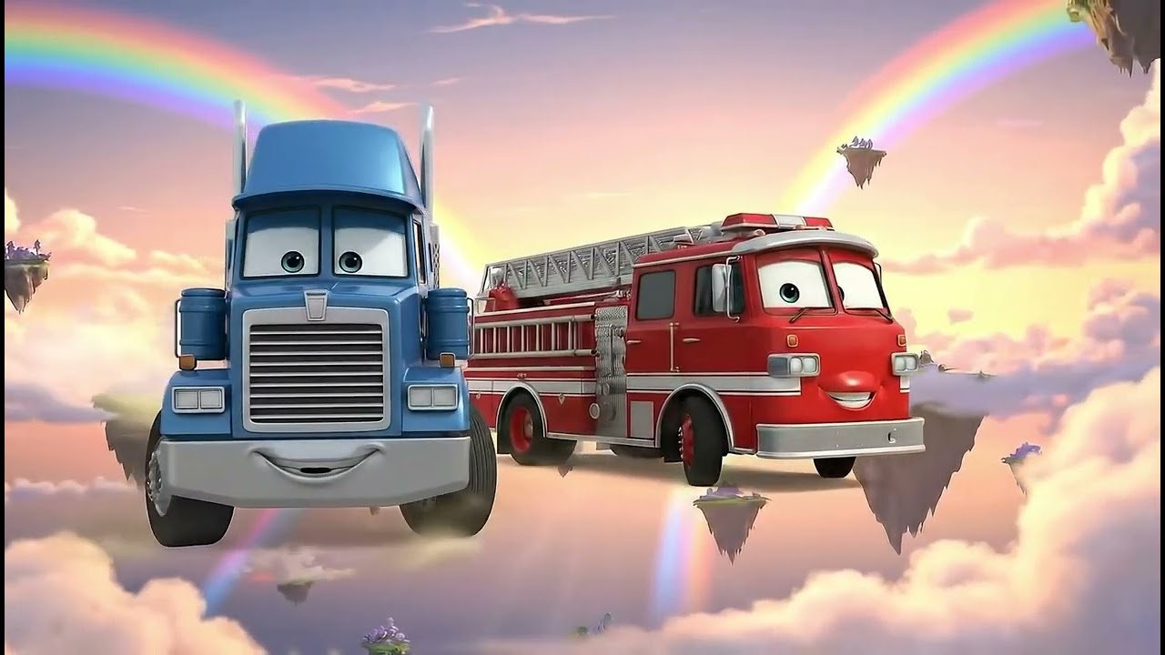 🌈 The Rainbow Bridge Race! | Sky Rescue Mission | Episode 19 | Space Hero Cars | Kids Cartoons