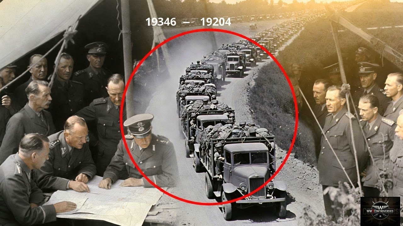 Germans Thought Patton Was Doomed—Then 6,000 Trucks Ran Non-Stop and Shattered Their Plans!