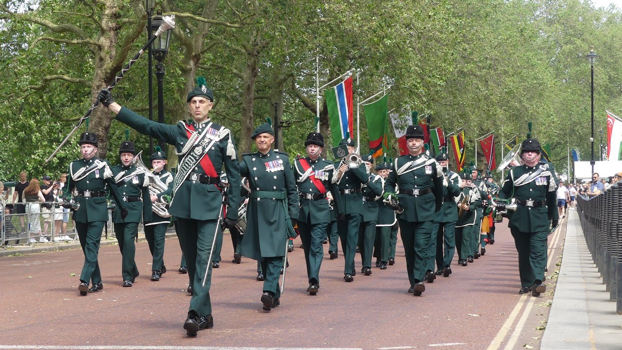 The Band, Bugles, Pipes and Drums of the Royal Irish Regiment - Combined Irish Regiments Cenotaph