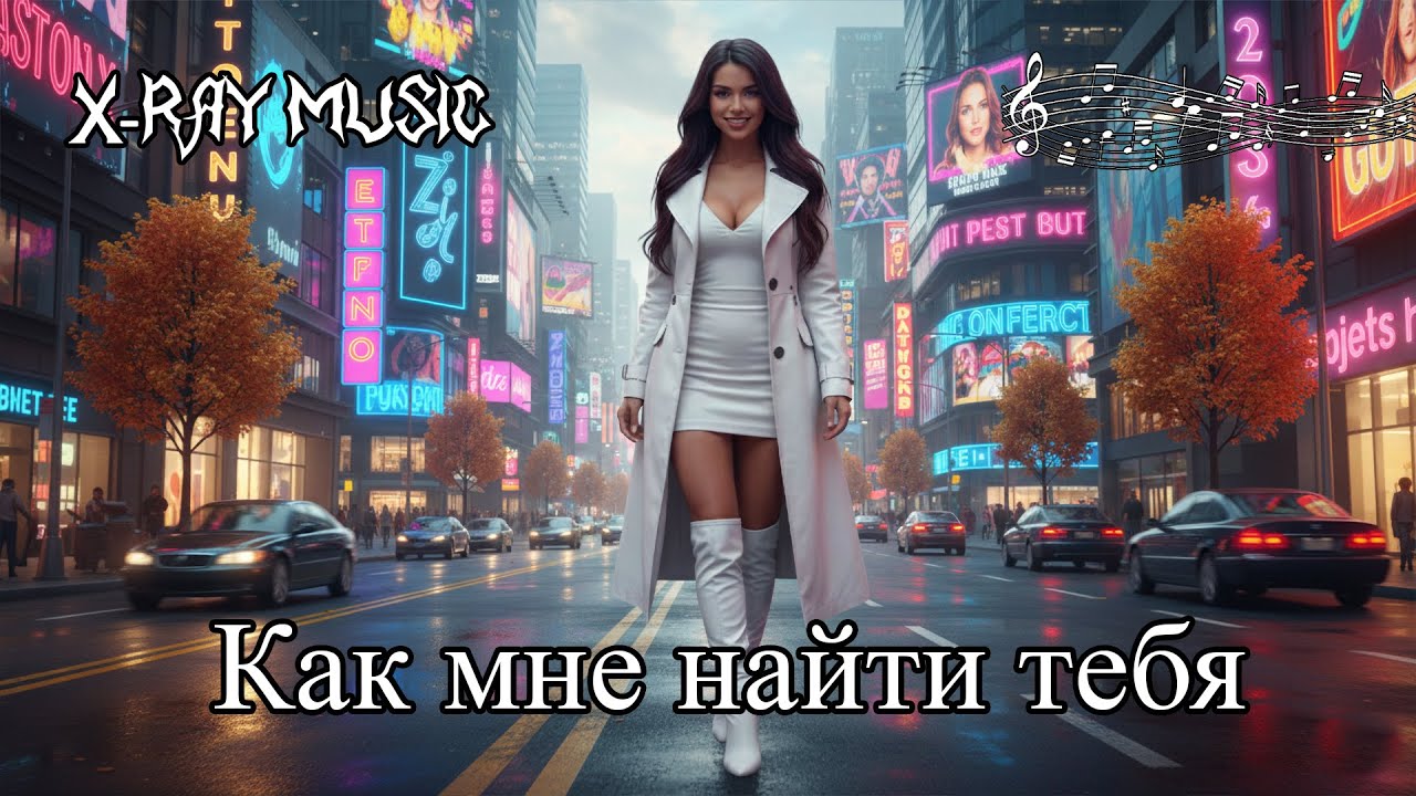 X-RAY MUSIC - Как мне найти тебя | Retrowave | #retrowave #outrun #music