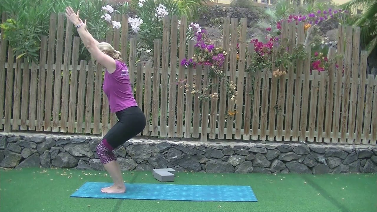 Modified Sun Salutations recovering from back injury