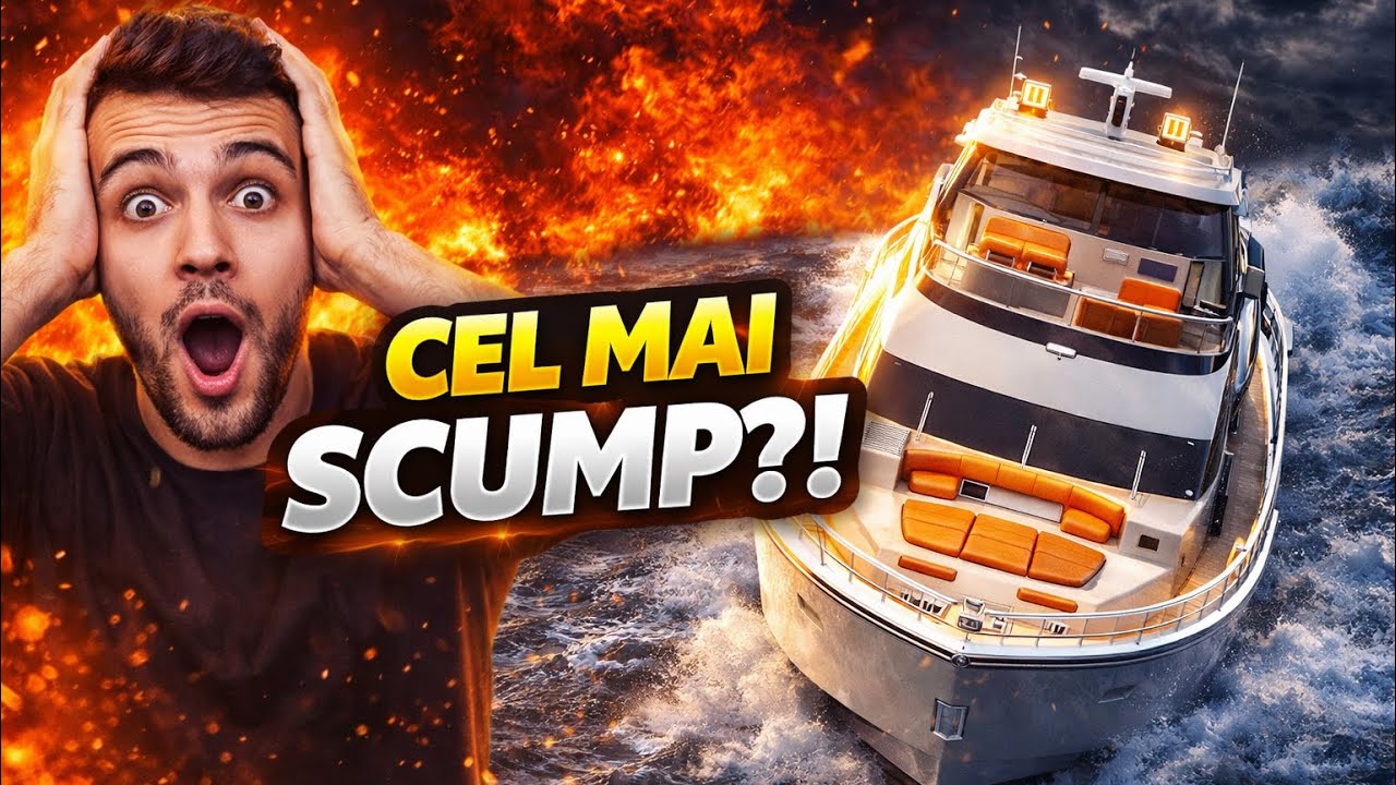 AM DAT TOT PE CEL MAI SCUMP YACHT DIN FLEX CITY ROMÂNIA?!