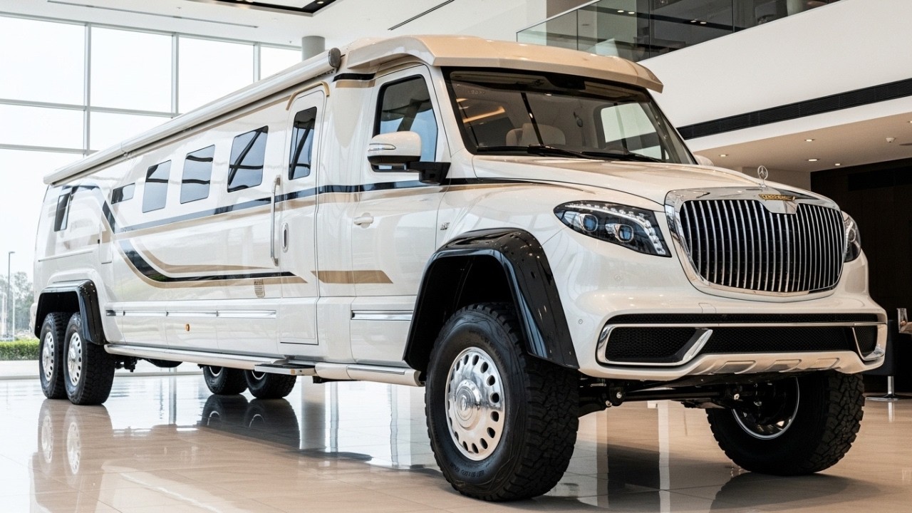 This 6x6 Maybach Crown Motorhome is a palace on wheels! | Motorhomes in USA