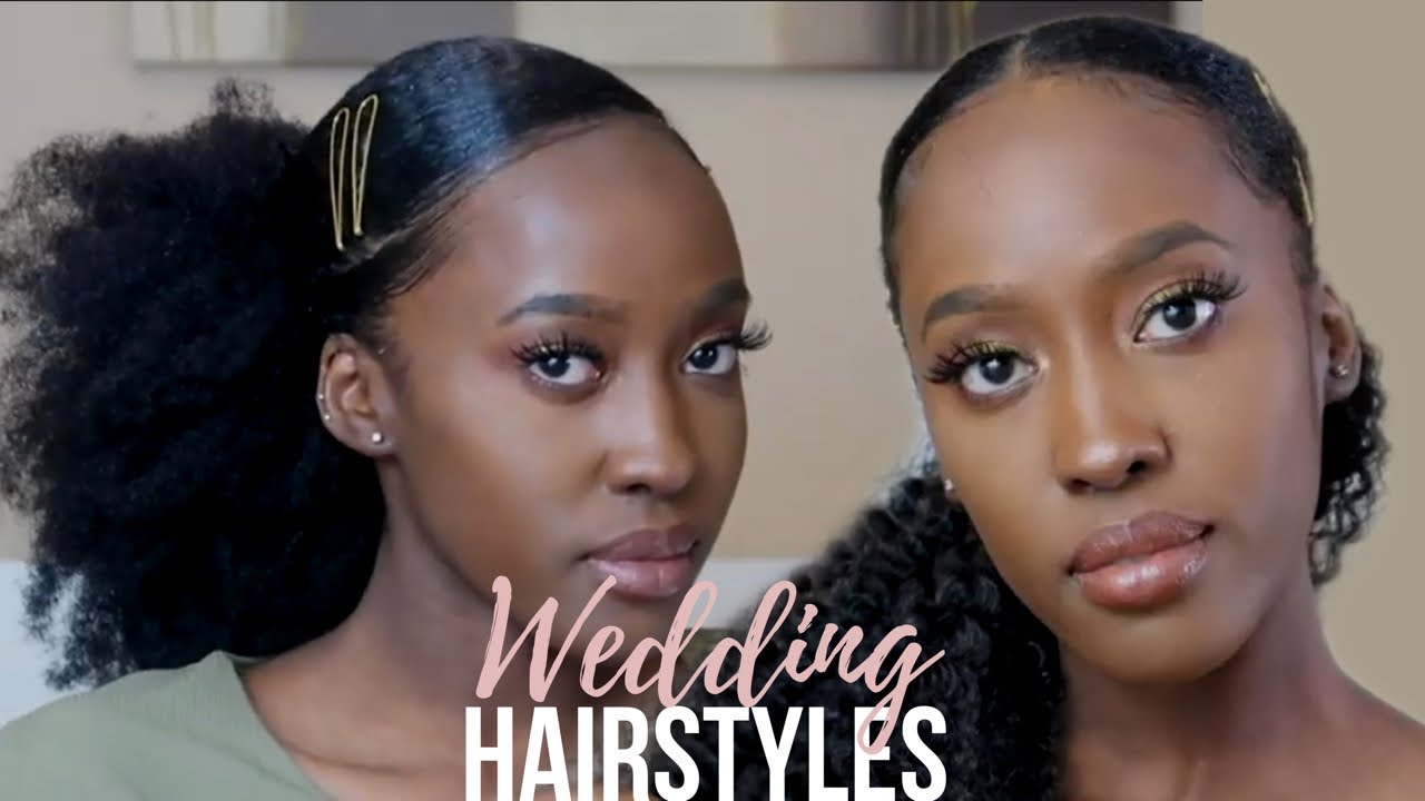 QUICK AND EASY NATURAL HAIRSTYLES FOR WEDDINGS & SPECIAL OCCASIONS | YAA YAA