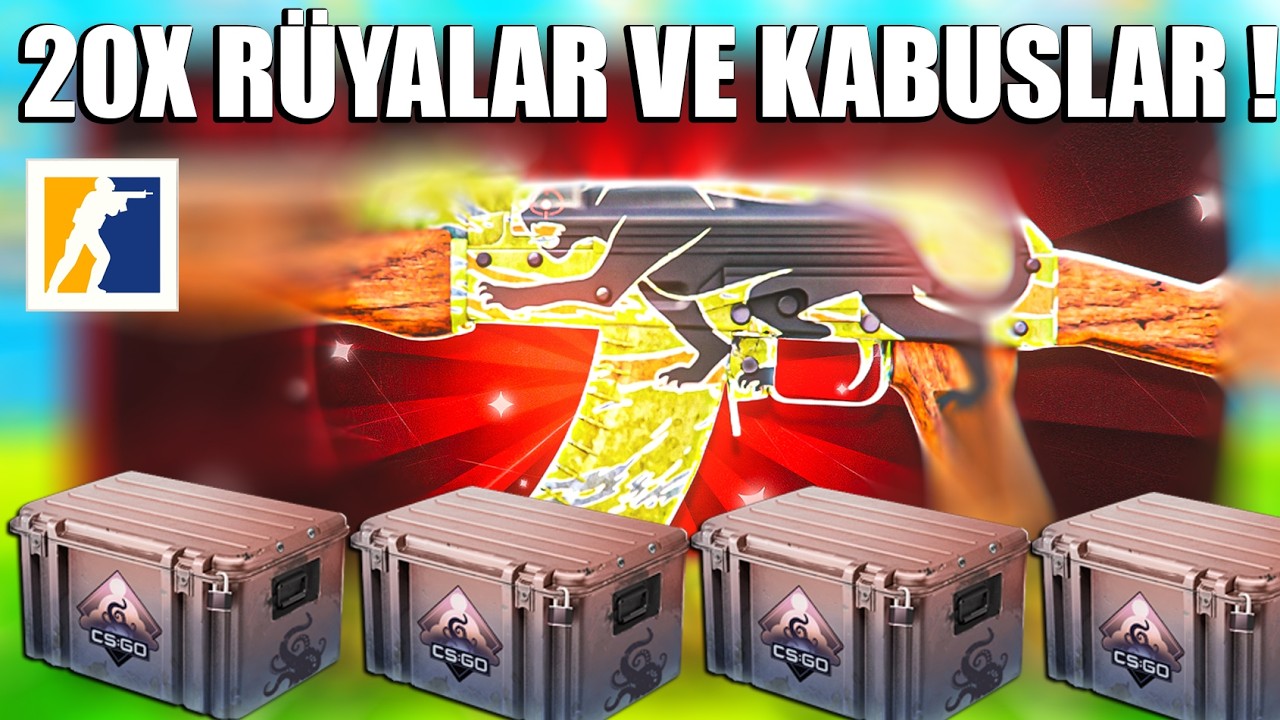 15X RÜYALAR VE KABUSLAR AÇTIK! KARLI MI? | CS2 (BIÇAK HEDİYELİ)